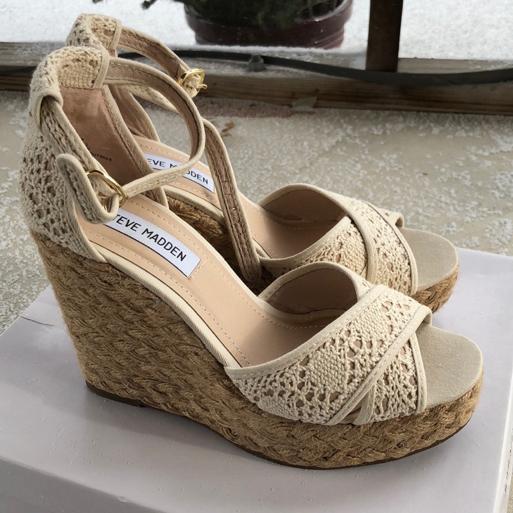 Steve Madden wedge sandals